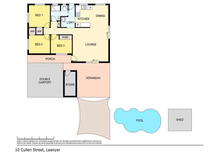 Floorplan of Homely house listing, 10 Cullen Street, Leanyer NT 812