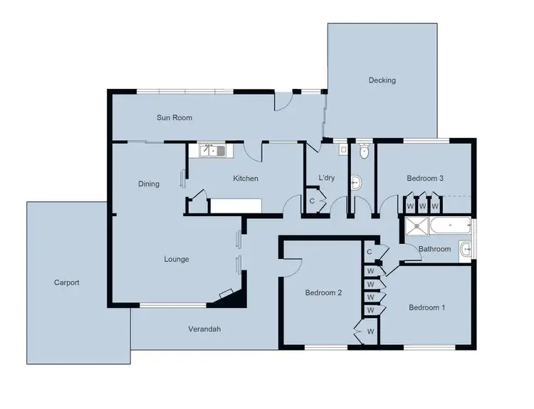 Floorplan of Homely house listing, 48 Smith Street, Stawell VIC 3380