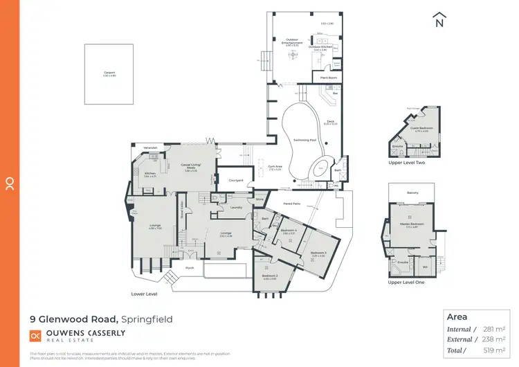 Floorplan of Homely house listing, 9 Glenwood Road, Springfield SA 5062