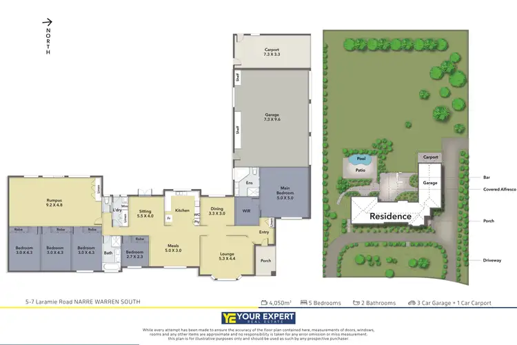 Floorplan of Homely house listing, 5-7 Laramie Road, Narre Warren South VIC 3805