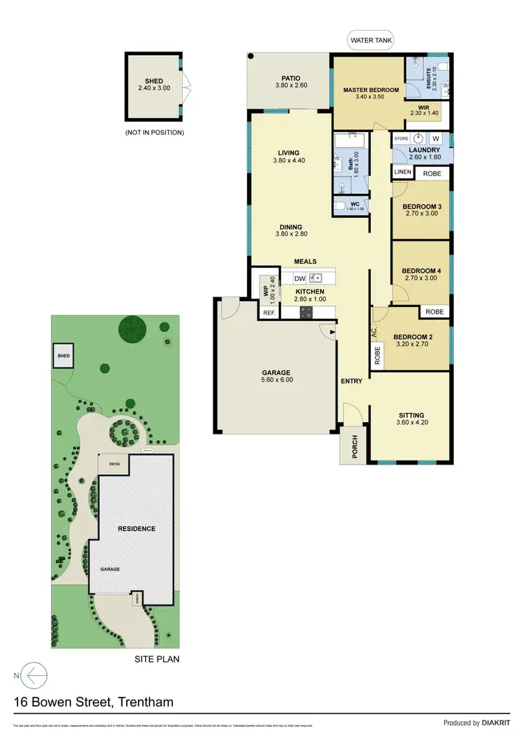 Floorplan of Homely house listing, 16 Bowen Street, Trentham VIC 3458