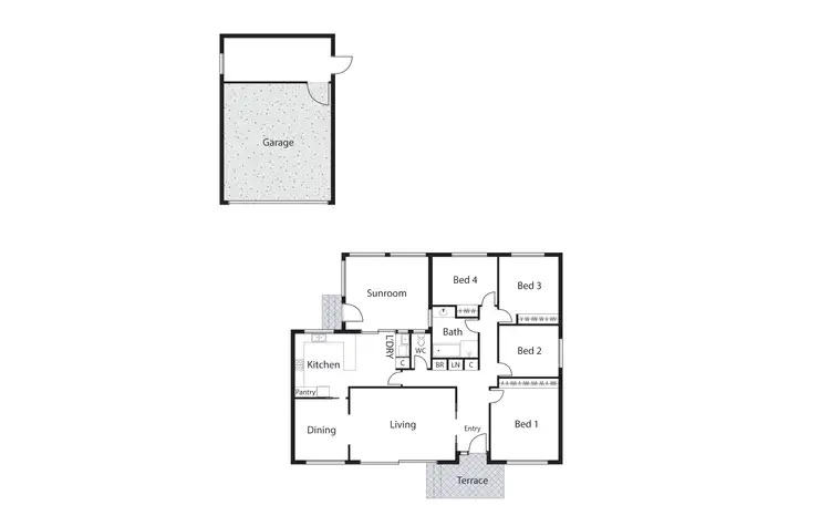 Floorplan of Homely house listing, 361 Southern Cross Drive, Holt ACT 2615