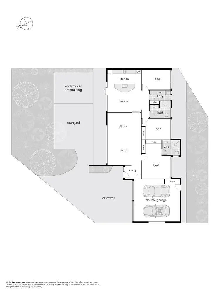 Floorplan of Homely townhouse listing, 11/44 Shackleton Circuit, Mawson ACT 2607