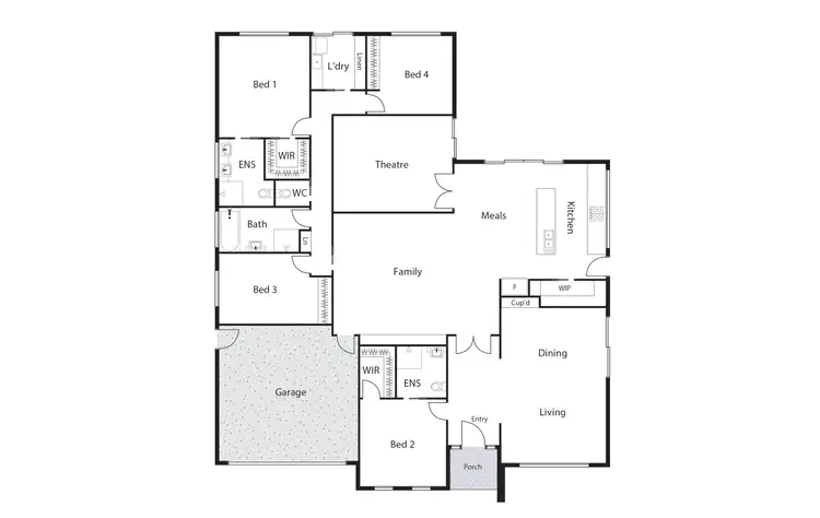 Floorplan of Homely house listing, 6 Geoff Bardon Street, Weston ACT 2611