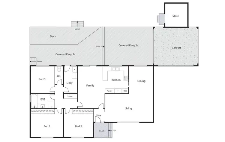 Floorplan of Homely house listing, 45 Swanton Street, Chisholm ACT 2905