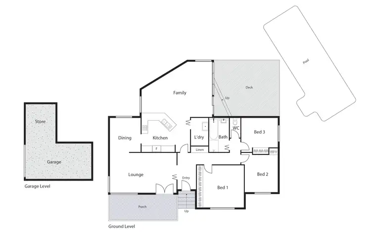 Floorplan of Homely house listing, 144 La Perouse Street, Griffith ACT 2603