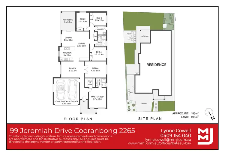Floorplan of Homely house listing, 99 Jeremiah Drive, Cooranbong NSW 2265