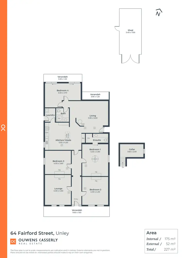 Floorplan of Homely house listing, 64 Fairford Street, Unley SA 5061