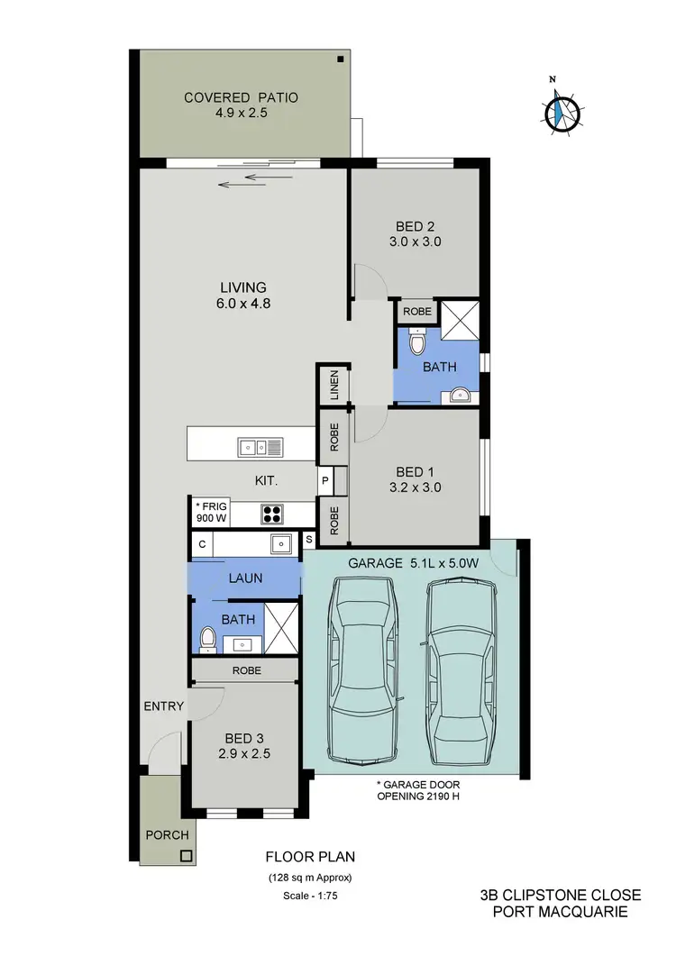 Floorplan of Homely house listing, 3B Clipstone Close, Port Macquarie NSW 2444