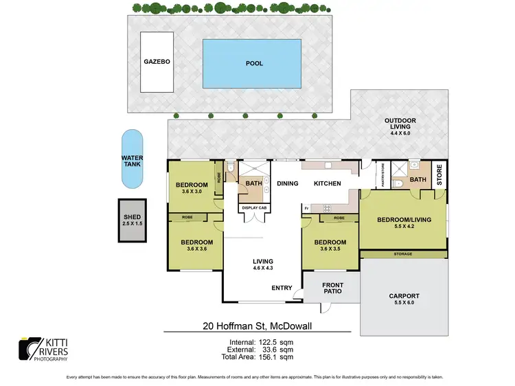 Floorplan of Homely house listing, 20 Hoffman Street, Mcdowall QLD 4053
