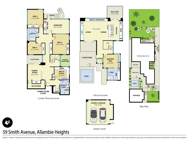 Floorplan of Homely house listing, 59 Smith Avenue, Allambie Heights NSW 2100