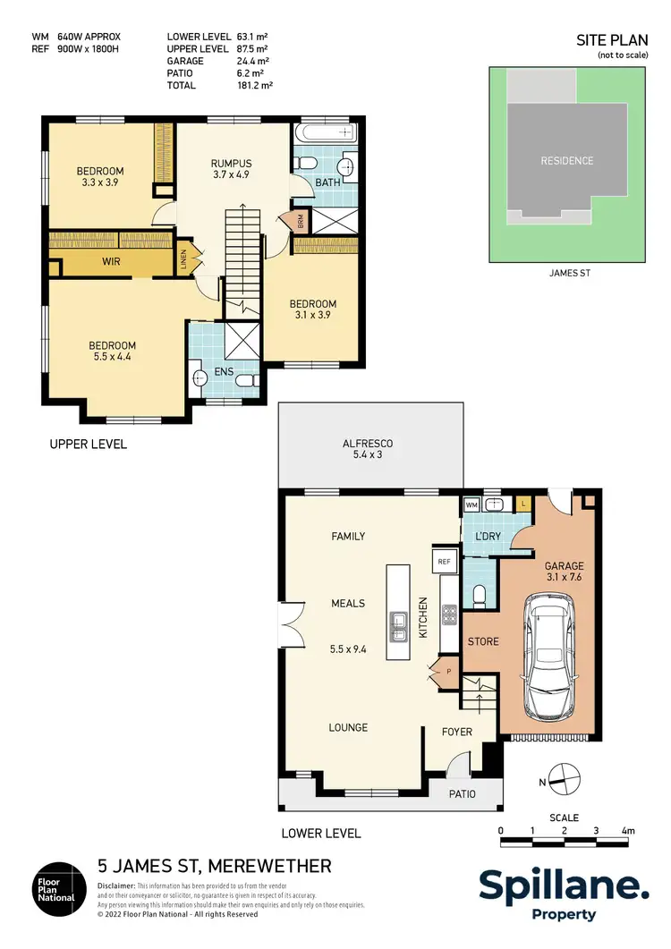 Floorplan of Homely house listing, 5 James Street, Merewether NSW 2291