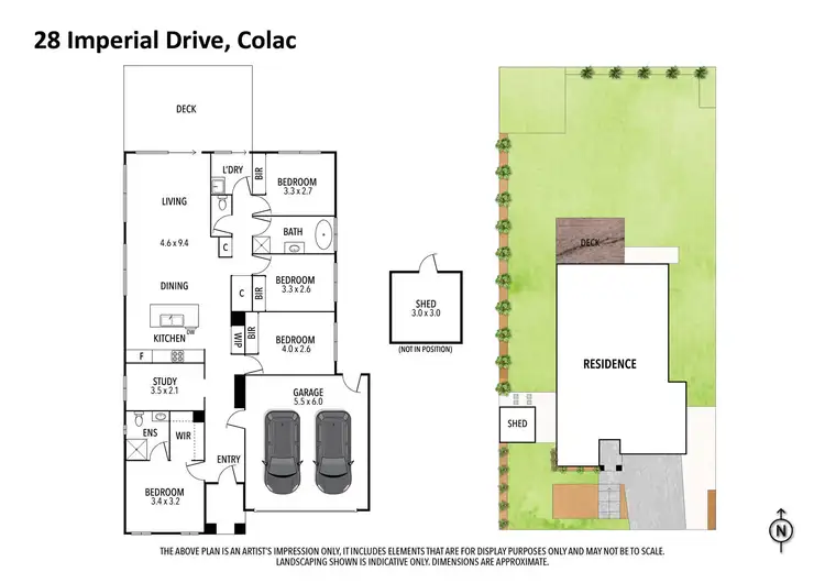 Floorplan of Homely house listing, 28 Imperial Drive, Colac VIC 3250