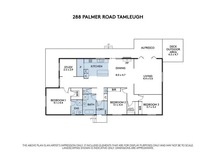 Floorplan of Homely rural property listing, 388 Palmer Road, Tamleugh VIC 3669