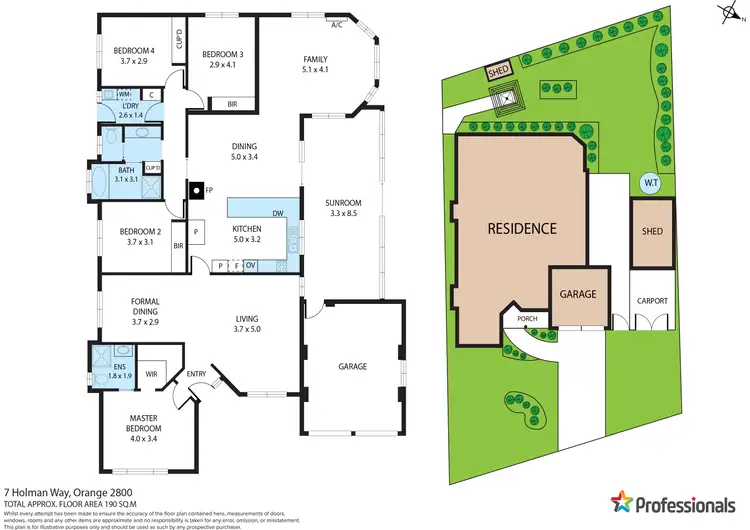 Floorplan of Homely house listing, 7 Holman Way, Orange NSW 2800