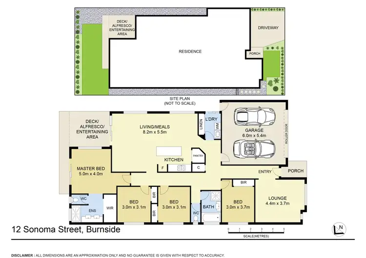 Floorplan of Homely house listing, 12 Sonoma Street, Burnside VIC 3023