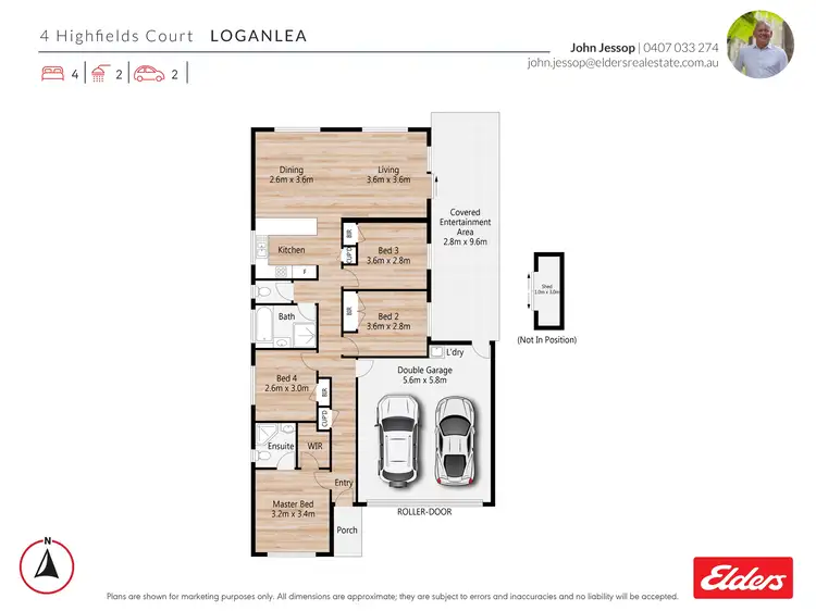 Floorplan of Homely house listing, 4 Highfields Court, Loganlea QLD 4131