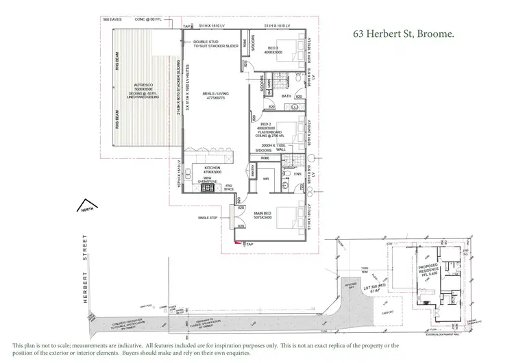 Floorplan of Homely house listing, 63 Herbert Street, Broome WA 6725