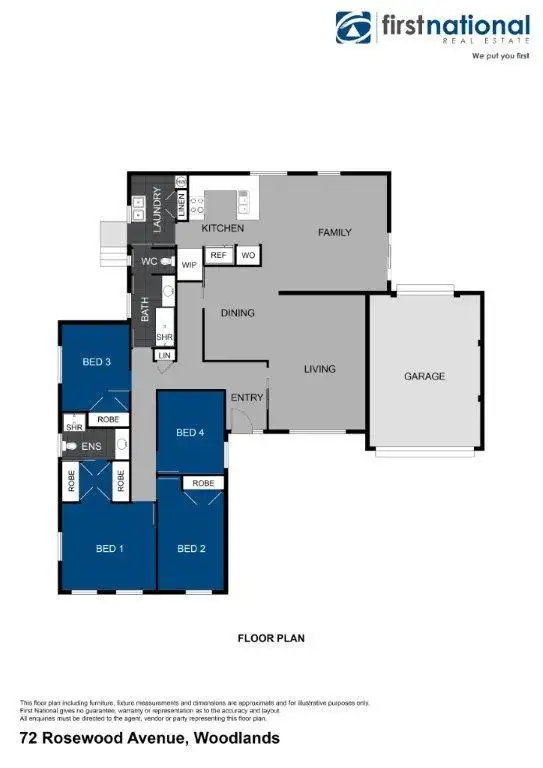 Floorplan of Homely house listing, 72 Rosewood Avenue, Woodlands WA 6018