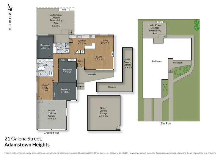 Floorplan of Homely house listing, 21 Galena Street, Adamstown Heights NSW 2289