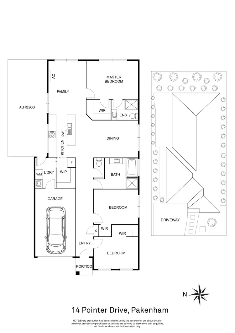 Floorplan of Homely house listing, 14 Pointer Drive, Pakenham VIC 3810