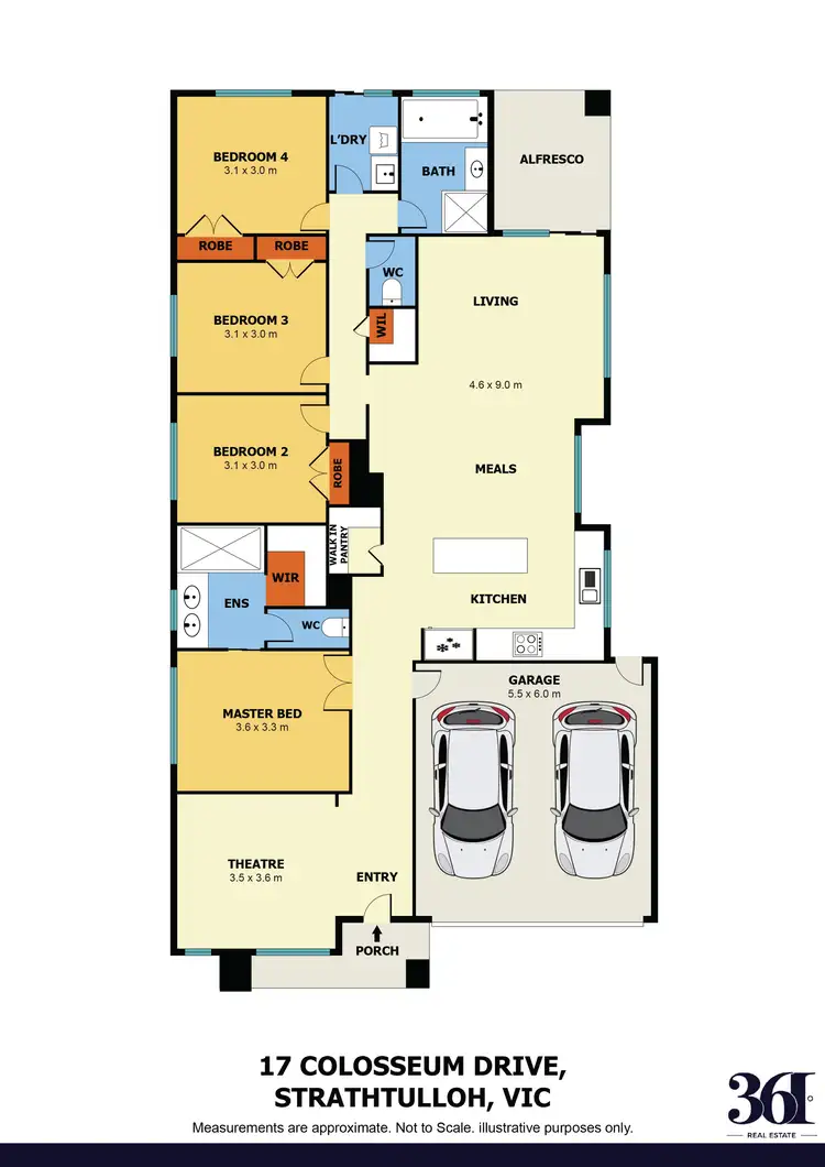 Floorplan of Homely house listing, 17 Colosseum Drive, Strathtulloh VIC 3338