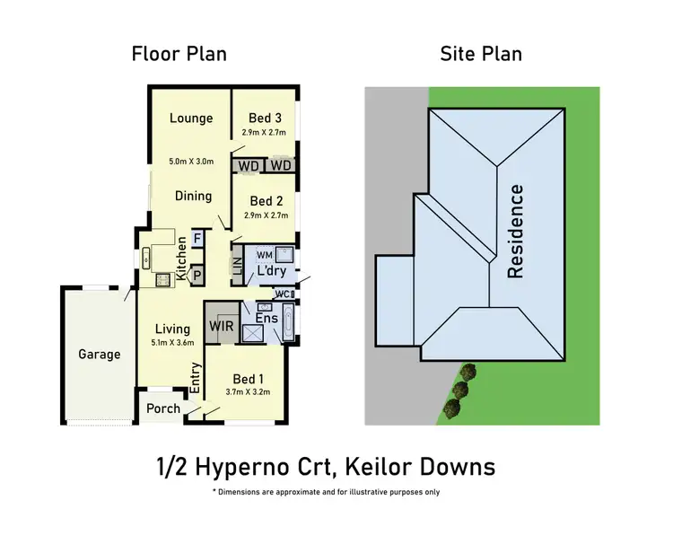 Floorplan of Homely unit listing, 2/2 Hyperno Court, Keilor Downs VIC 3038