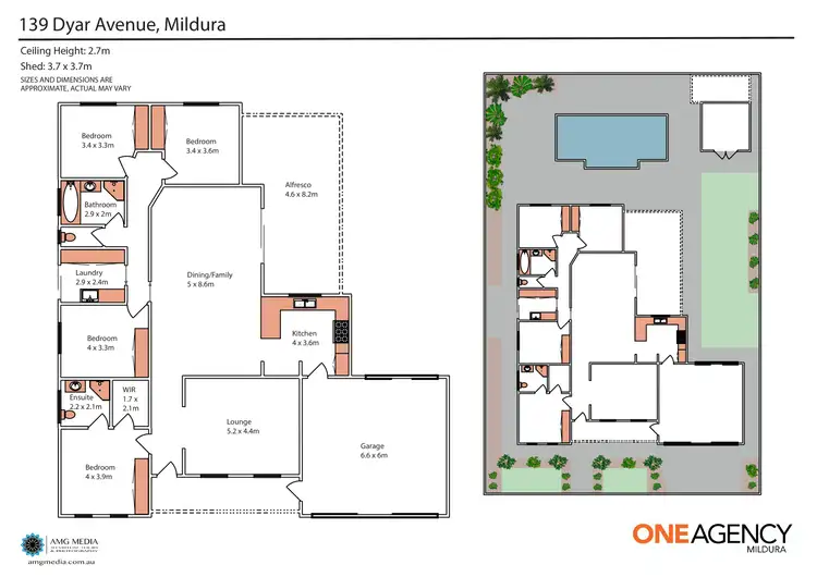 Floorplan of Homely house listing, 139 Dyar Avenue, Mildura VIC 3500