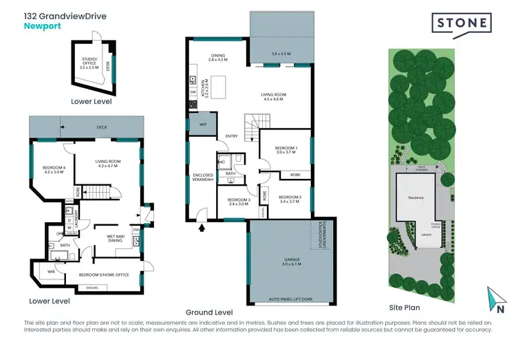Floorplan of Homely house listing, 132 Grandview Drive, Newport NSW 2106