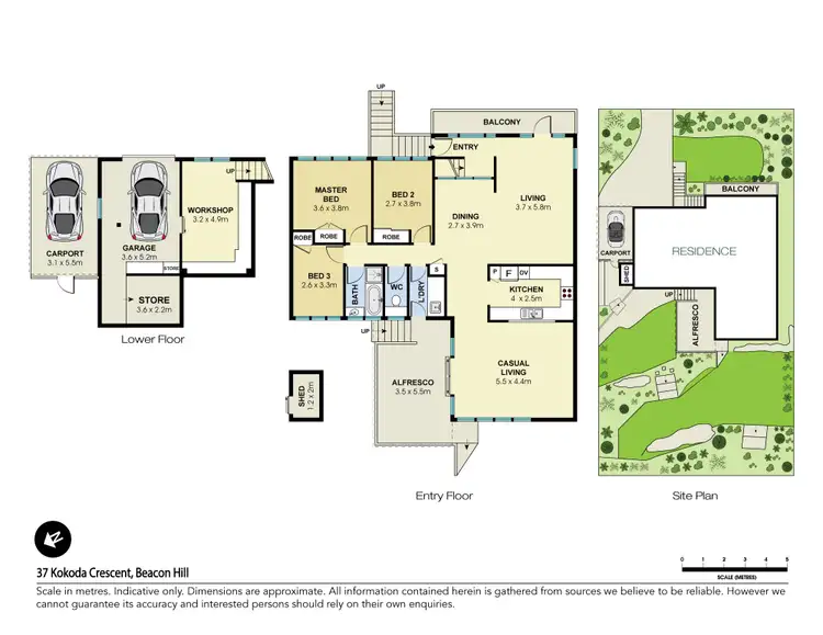 Floorplan of Homely house listing, 37 Kokoda Crescent, Beacon Hill NSW 2100