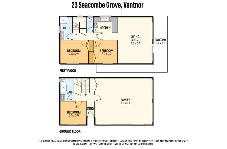 Floorplan of Homely house listing, 23 Seacombe Grove, Ventnor VIC 3922