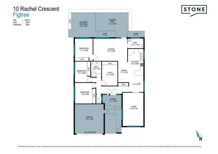Floorplan of Homely house listing, 10 Rachel Crescent, Figtree NSW 2525