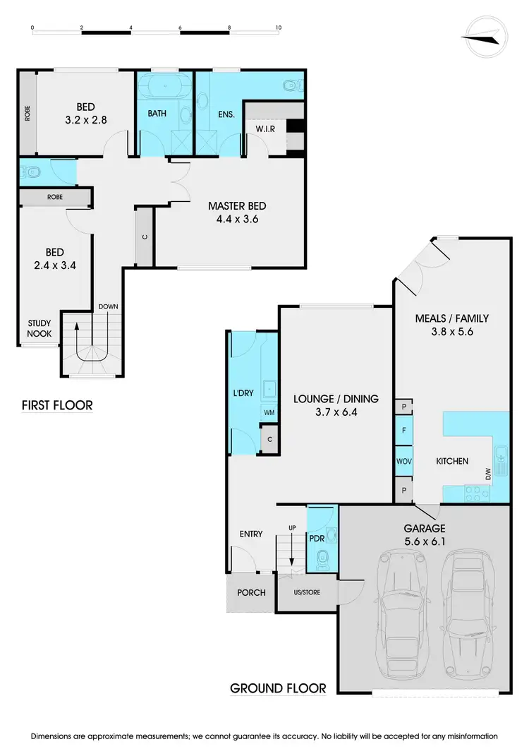 Floorplan of Homely townhouse listing, 4/7 Tyner Road, Wantirna South VIC 3152