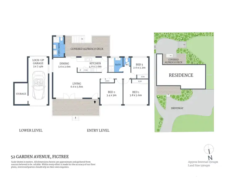 Floorplan of Homely house listing, 52 Garden Avenue, Figtree NSW 2525