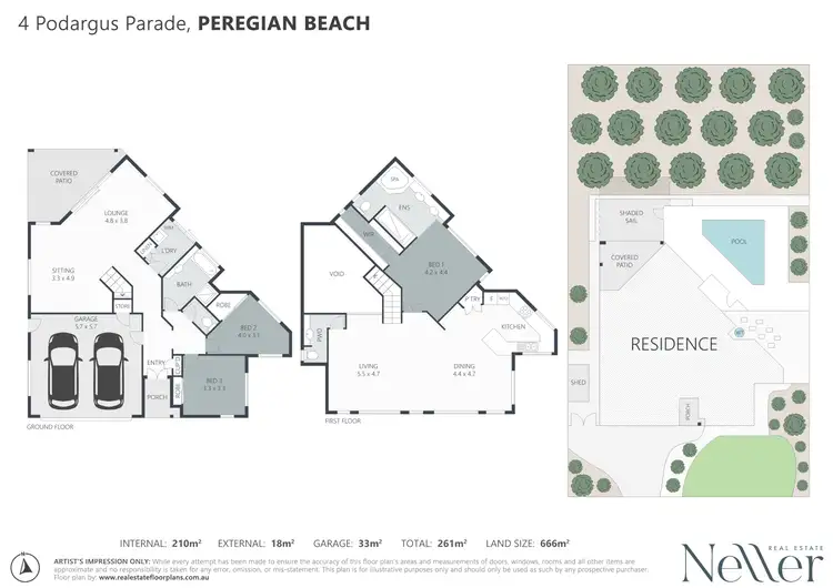 Floorplan of Homely house listing, 4 Podargus Parade, Peregian Beach QLD 4573
