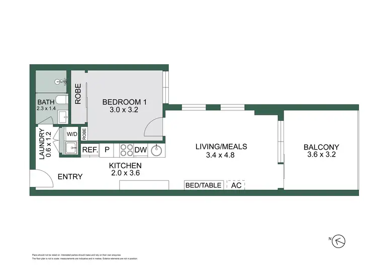 Floorplan of Homely apartment listing, 311/33 Judd Street, Richmond VIC 3121