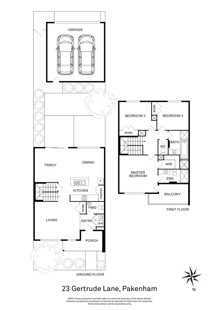 Floorplan of Homely house listing, 23 Gertrude Lane, Pakenham VIC 3810