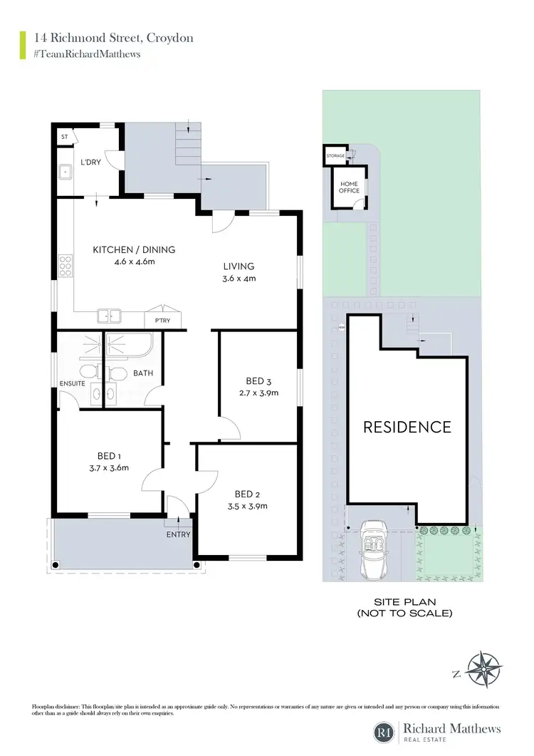 Floorplan of Homely house listing, 14 Richmond Street, Croydon NSW 2132