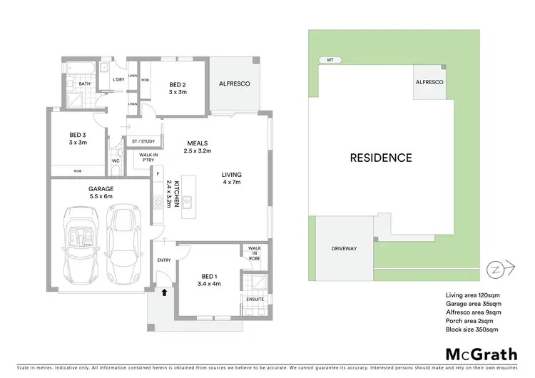 Floorplan of Homely house listing, 10 Boxall Lane, Strathnairn ACT 2615