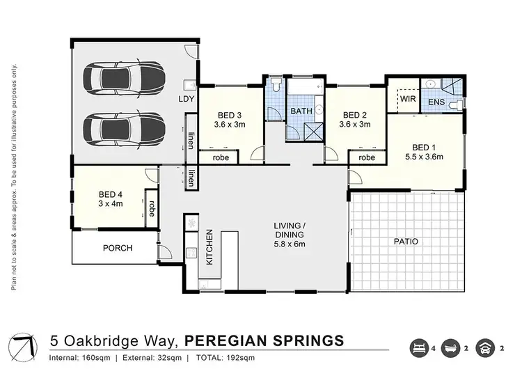 Floorplan of Homely house listing, 5 Oakbridge Way, Peregian Springs QLD 4573