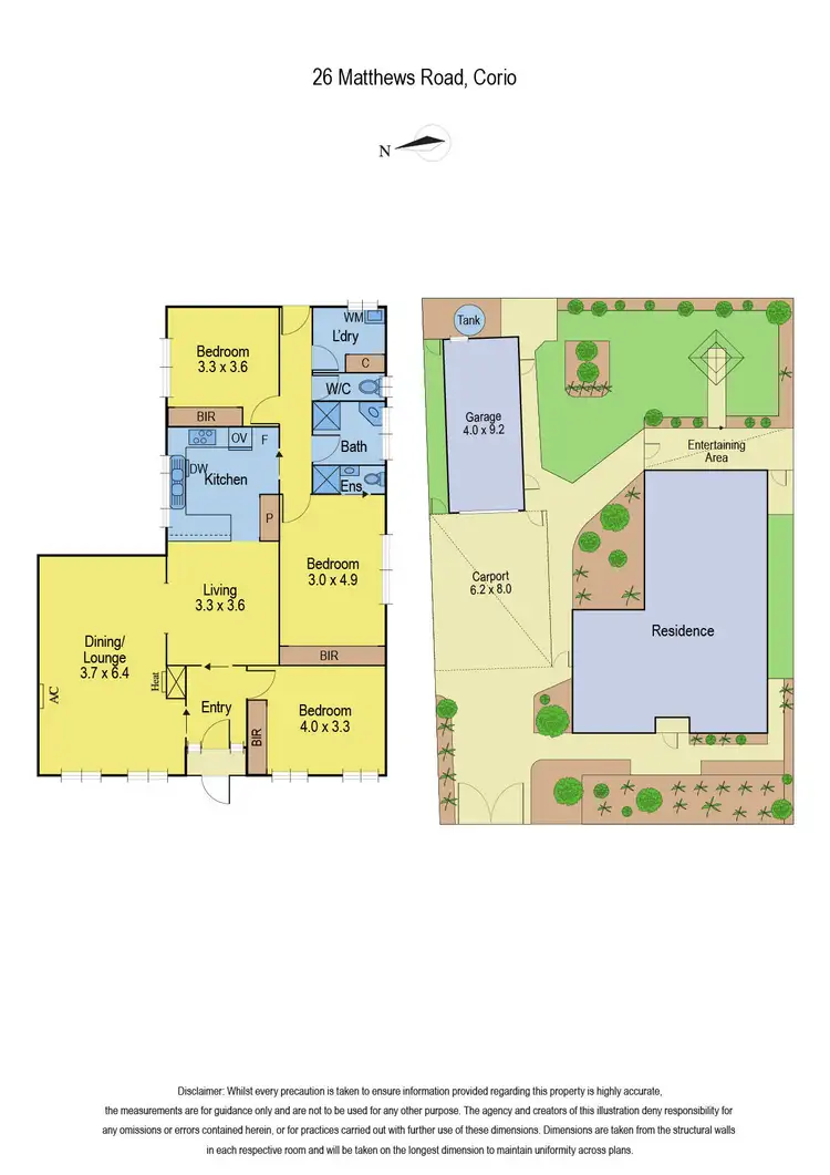 Floorplan of Homely house listing, 26 Matthews Road, Corio VIC 3214