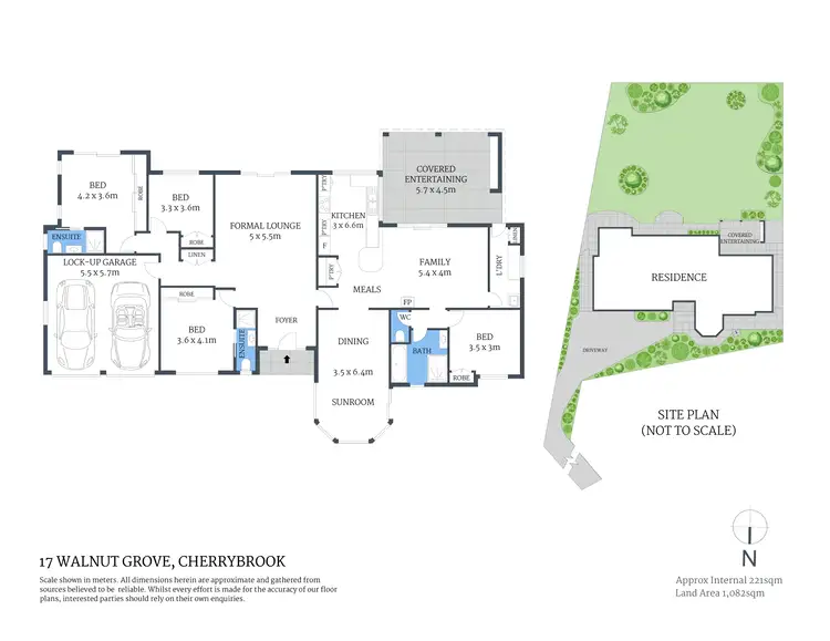 Floorplan of Homely house listing, 17 Walnut Grove, Cherrybrook NSW 2126