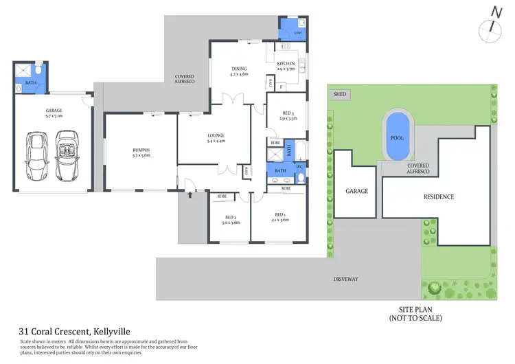 Floorplan of Homely house listing, 31 Coral Crescent, Kellyville NSW 2155