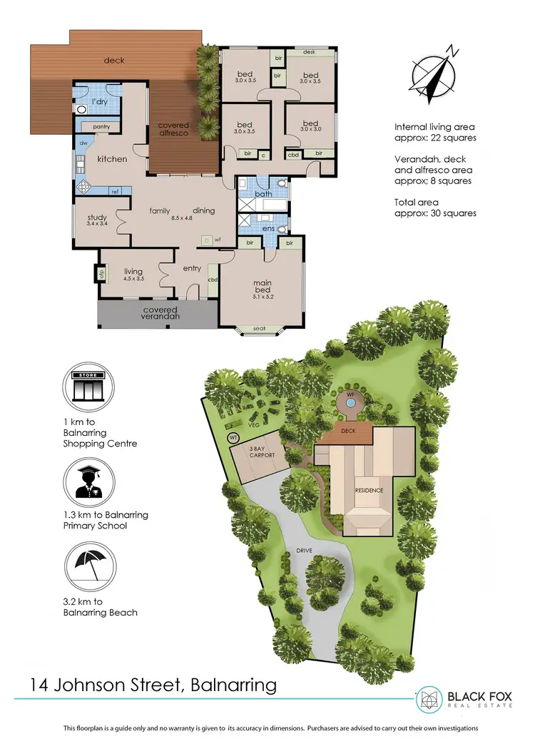 Floorplan of Homely house listing, 14 Johnson Street, Balnarring VIC 3926