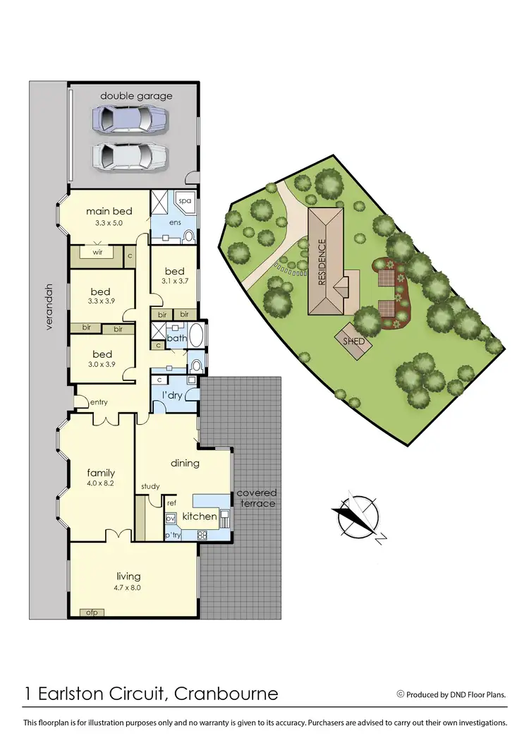 Floorplan of Homely rural property listing, 1 Earlston Circuit, Cranbourne VIC 3977