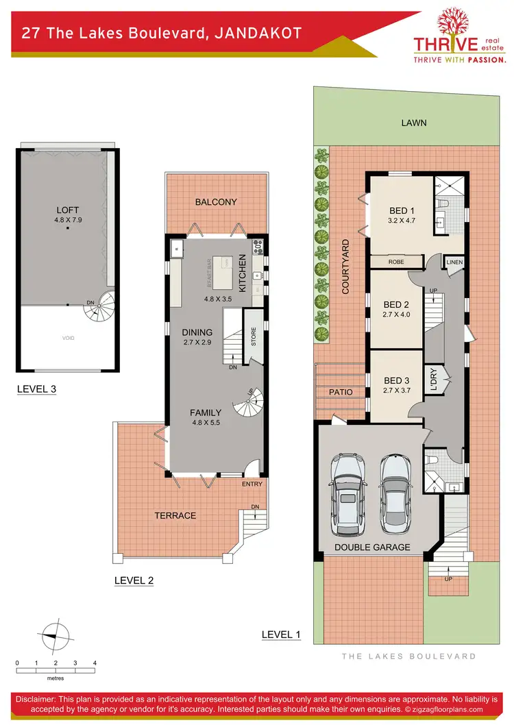 Floorplan of Homely house listing, 27 The Lakes Boulevard, Jandakot WA 6164