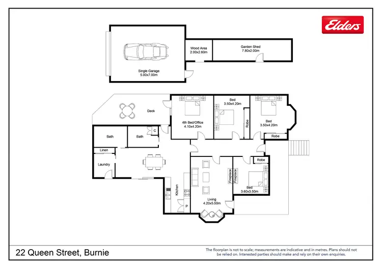 Floorplan of Homely house listing, 22 Queen Street, Burnie TAS 7320