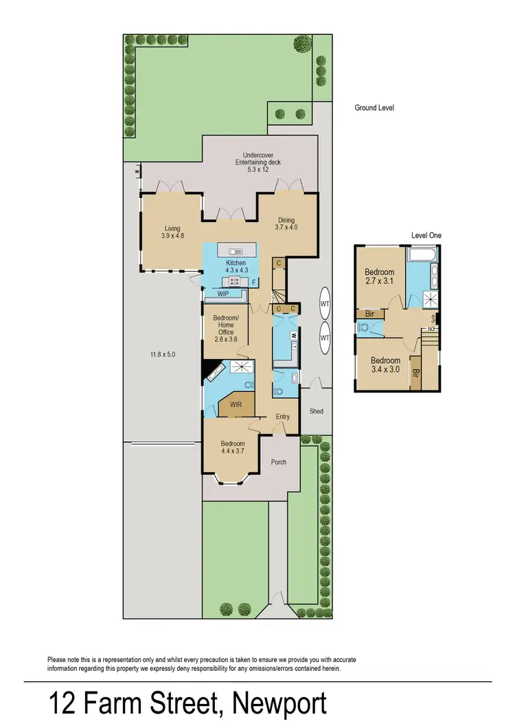 Floorplan of Homely house listing, 12 Farm Street, Newport VIC 3015