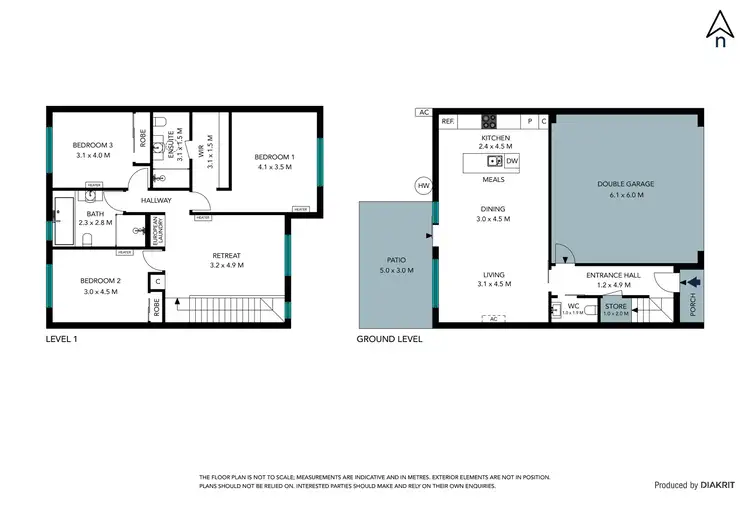 Floorplan of Homely townhouse listing, 23 Woodcutters Grove, Epping VIC 3076