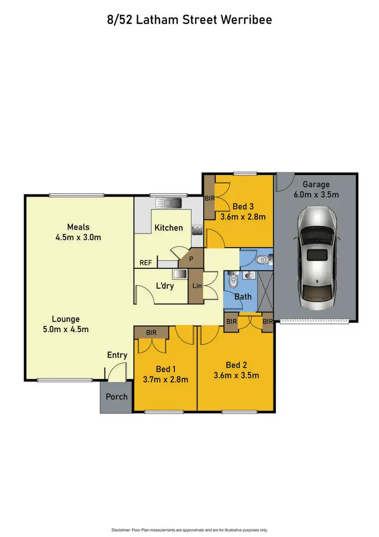 Floorplan of Homely house listing, 8/52 Latham Street, Werribee VIC 3030
